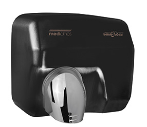 Mediclinic Saniflow Automatic Black hand dryer