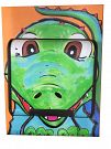 Corkie the Croc painting